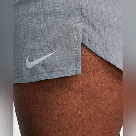 Nike Dri-FIT Stride 7" Unlined Running Shorts Gray - Picture 4 of 11